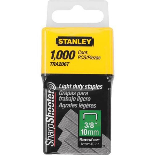 Stanley tra206t light-duty staples-3/8&#034; light duty staple for sale