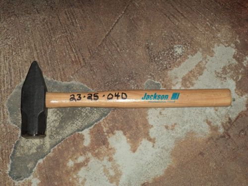 Jackson Professional Tools 3 lb Cross Pein Hammer, 16&#034; Wood/Hickory Handle