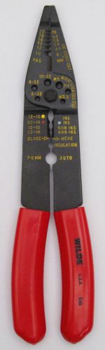 Wilde 540/CS 9-1/2 inch Electrical Wire Stripper Carded