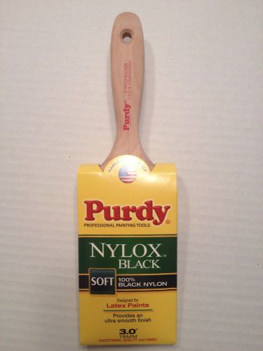 &#034;NEW&#034; Purdy U.P.C.# 716341036904 Nylox 3-Inch Wall Black Nylo-Scoter Brush