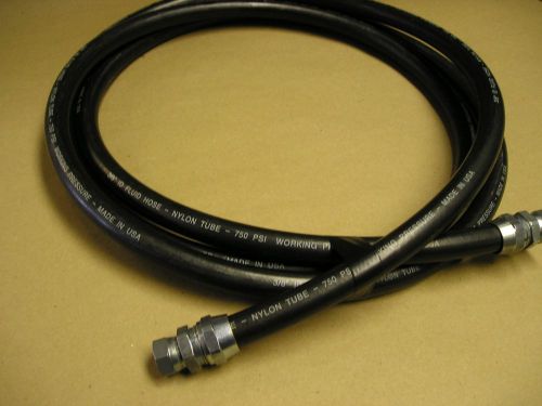 Bedford binks 15&#039;  low pressure hvlp  fluid hose assy.  3/8&#034; id with swivels for sale