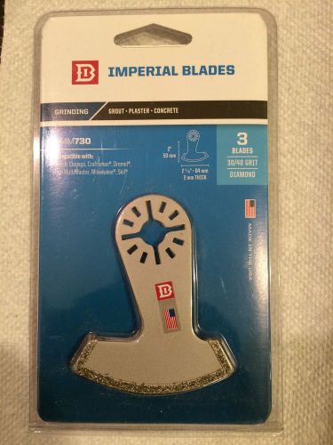 3MM730 Imperial Blades Diamond Boot Shape Blade For Multimaster/max US MADE