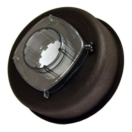 Complete Two-Piece Flexible Black Rubber Lid and Plug, Replaces Vita-Mix 1191