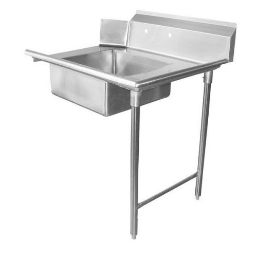 Stainless Steel Dish Table Soil Side 48&#034; Right 16 Gauge
