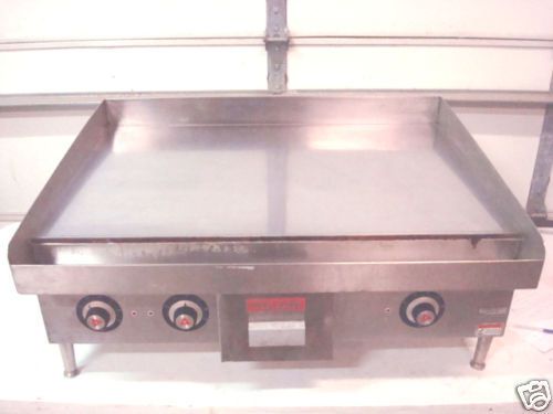 Vulcan 36 in electric mirror finish flatgrill 3 phase for sale
