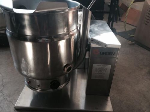 Groen tdh-20 countertop gas tilting kettle w/ 20 qt. capacity &amp; hand tilt for sale