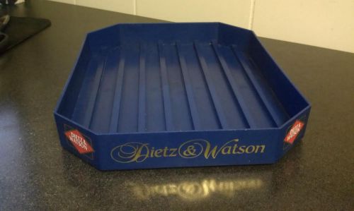 (1) DIETZ AND WATSON DELI MEAT HOLDER / LUNCHMEAT REFRIGERATOR TRAY GREAT CNDTN!