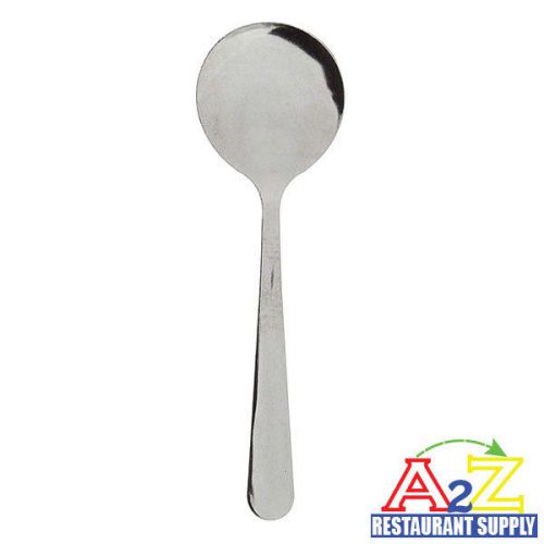 48 pcs restaurant quality stainless steel bouillon spoon flatware windsor for sale