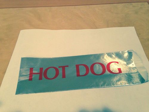 Hot Dog Wrappers 50 Paper Foil
