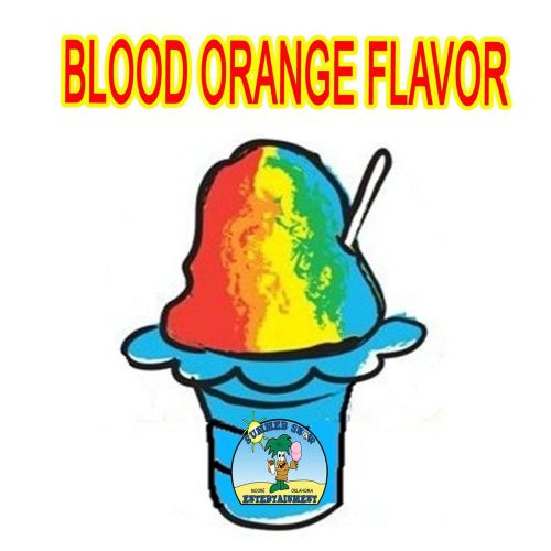 BLOOD ORANGE SYRUP MIX SNOW CONE/ SHAVED ICE Flavor GALLON CONCENTRATE #1