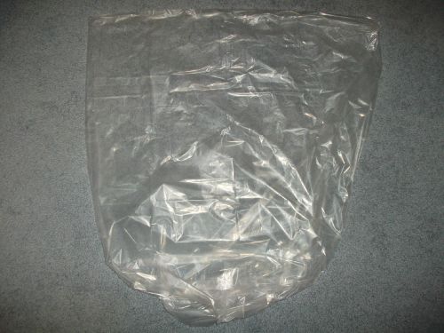 250 clear plastic 1.4 mil 30x37 tapered poly bags for sale