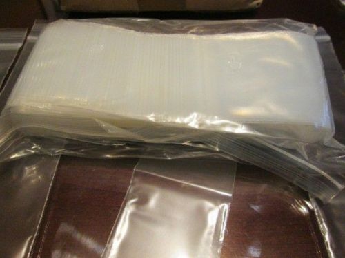 100  2 x 8 inch zip lock bags clear storage bags strong 2 mils thick crafts for sale
