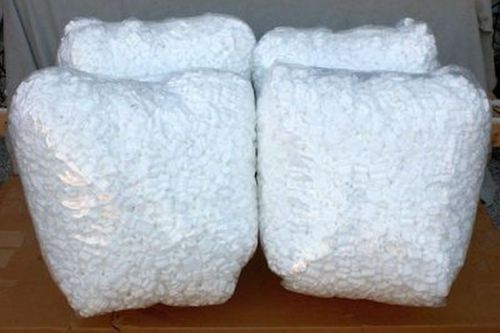 14 cu ft WHITE POPCORN Anit Static PACKING PEANUTS  FREE SHIP NEW WHITE