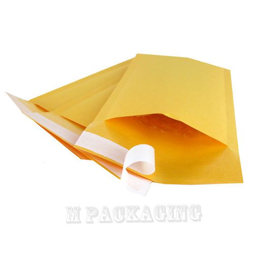 New 15 #1 7.25&#034;x12&#034; kraft bubble mailers padded envelope for sale