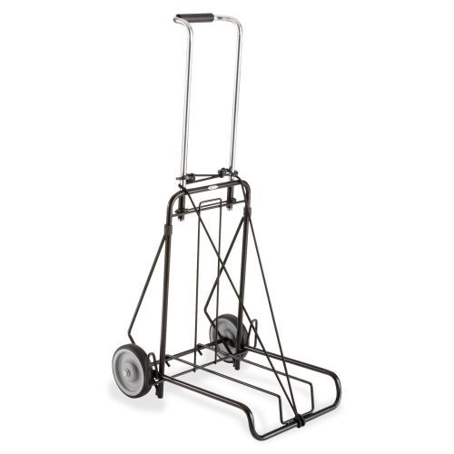 Saf4056nc steel luggage cart, 17-1/4&#034;x20-1/2&#034;x41-1/4&#034;, bk/chrome for sale