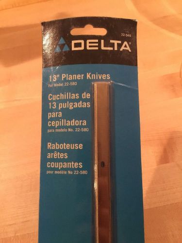 Delta 13&#034; portable planer knives, 22-549 2 knife set for the 22-580 and others