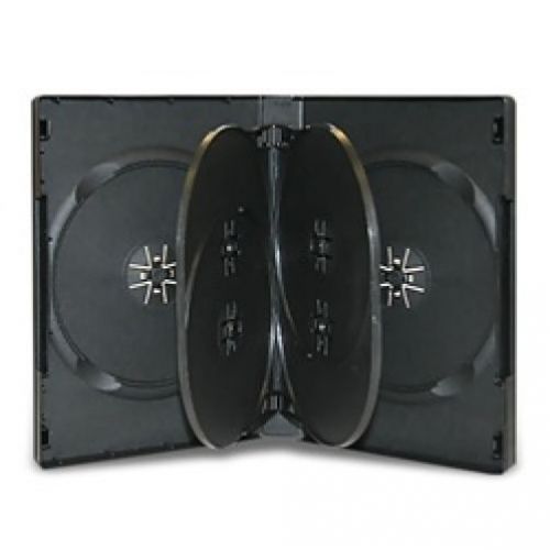 Black 6 Disc DVD Cases