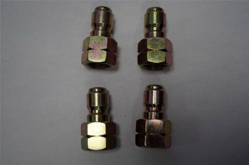 Brass 1/4 fnpt pressure washer quick connect plug set of 4 85.300.101 for sale