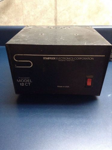 STABYLEX REGULATED POWER SUPPLY 12CT Precision Works Great Free Ship