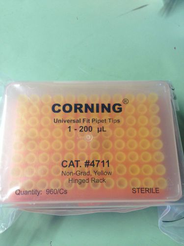 Corning universal fit hinged rack pipet tips 1-200ul for sale