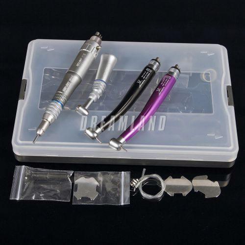 2* Dental High speed Handpiece 4 Hole + Inner Water Contra Angle Kit AEPT-3 USA3