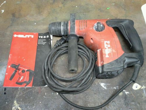 HILTI TE 6-S ROTARY HAMMER WITH MANUEL