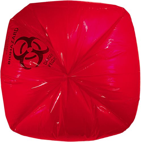 Biohazard Bags Red Infectious Waste Liners 30&#034; x 43&#034; 100/Case