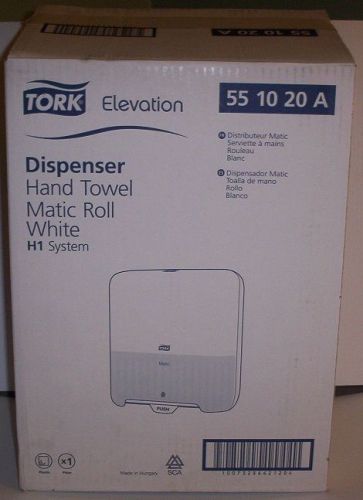 TORK ELEVATION DISPENSER TOWEL MATIC ROLL WHITE H1 System 55 10 20A
