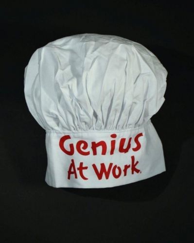 Genius At Work Chefs hat bbq party grilling gift ships free