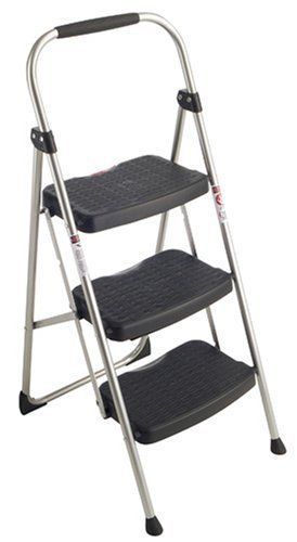 Werner 223-6 Step Right 225-Pound Duty Rating Type II Step Stool Steel, 3-foot