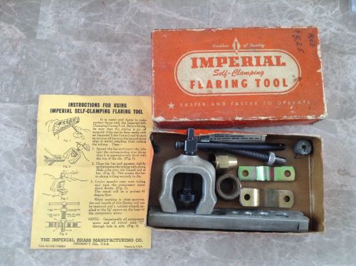 Vintage flaring tool w/ original box mint condition imperial tool co. for sale