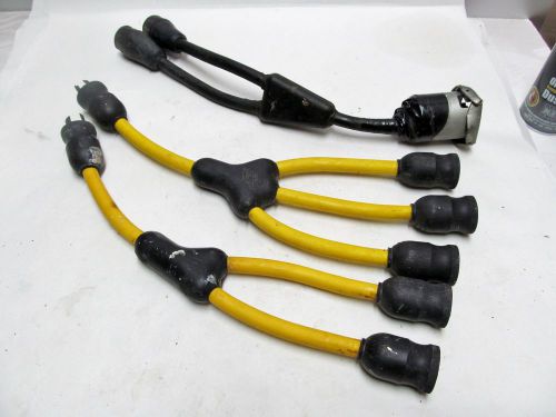 Lot of twist lock electrical plugs arrow-hart &amp; calcord for sale