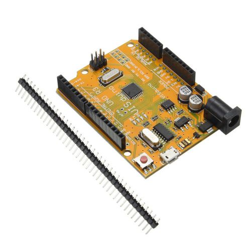 Improved Yellow UNO R3 ATmega328P CH340G Micro USB Nano V3.0 Board for Arduino