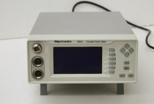 Gigatronics 8652a dual input universal power meter as-is, parts for sale