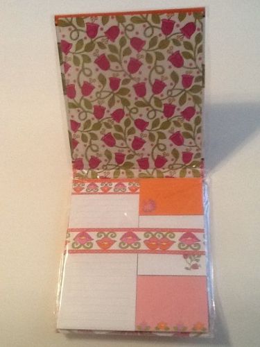 NEW! Vera Bradley Forget-Me-Nots Sticky Note Collection in Lilli Bell