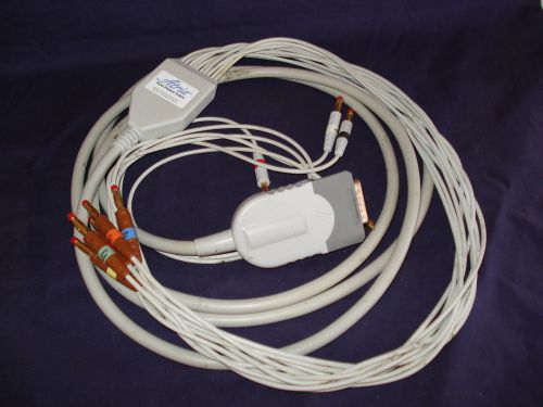 Burdick cardiac science atria ecg 10 lead patient resting cable #012-0844-01 for sale