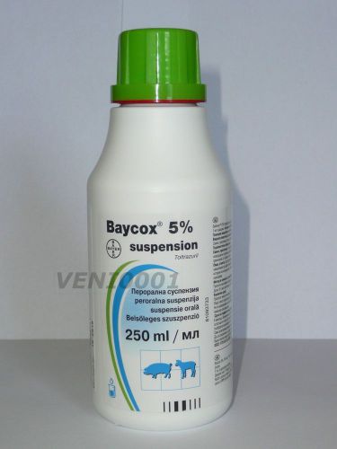 Bayer Baycox 5% 250ml oral Suspension for Sheep, Swine
