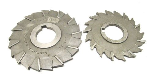 4&#034; &amp; 4-1/2&#034; HSS MILLING CUTTERS w/ 1-1/4&#034; ARBOR HOLES