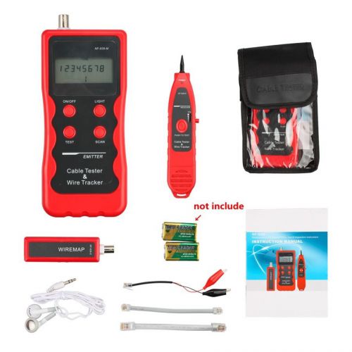 Usb wire tracker open circuit cable tester network telephone rj11 rj45 nf-838 for sale