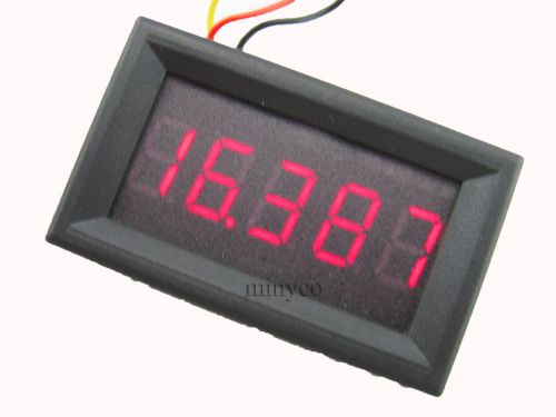 5 digit 0.36 &#039; red led dc0-33.000v 3-wire digital voltmeter dc3.5-30v powered for sale