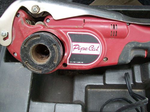 PIPE CAT Electric Copper Pipe Cutter in Pipe Cat Case 9.6 V Battery  with case
