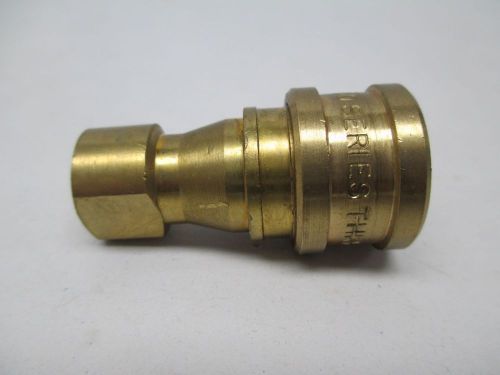 Tomco thk1 th1-11-002 quick disconnect coupler brass 1/8in npt hydraulic d313526 for sale