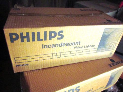 Phillips 500 watt Incandescent Clear Lamps Case of 24 Units Free Shipping!!!