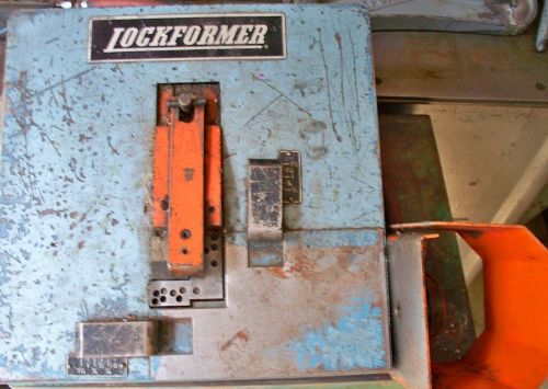 Lockformer air op. corner notcher, for fittings &amp; drive cleats. pexto tinsmith. for sale