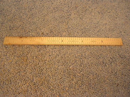 L.s. starrett company  no 305r machinists 6&#034; scale rule ruler nr! for sale