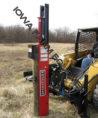Worksaver hpd-16mss, 32klbs force, skid steer hydraulic post driver,post pounder for sale