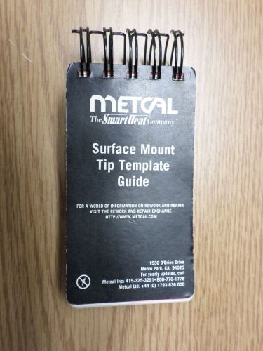 Metcal Surface Mount Tip Template Guide STSS-TEMPLATE