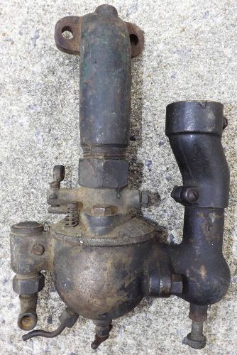 Marine or hit-mis engine brass schebler carburetor &amp; ci manifold 1&#034; pipe size for sale