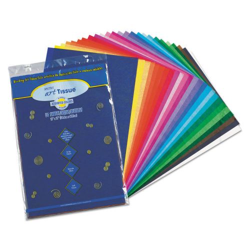 Spectra Art Tissue, 10 lbs., 12 x 18, 10 Assorted Colors, 50 Sheets/Pack