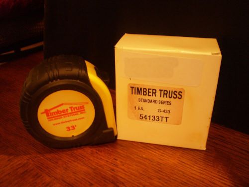 Timber Truss Tape Measure-33 Ft-#G-433-New
